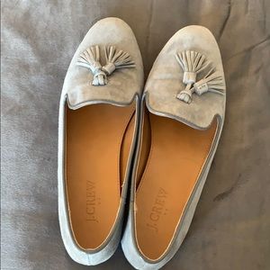 Grey JCREW loafers, great condition, size 6.5